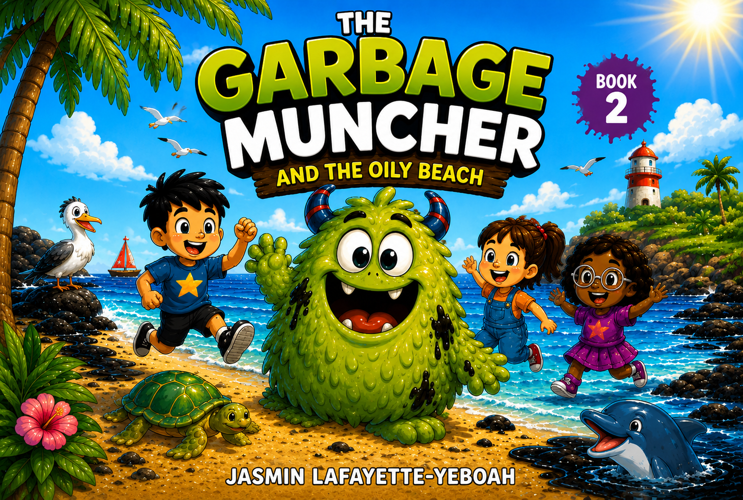 The Garbage Muncher and the Oily Beach